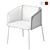 Contemporary Allure Armchair 3D model small image 4