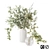 Fresh and Lively Green Bouquet 3D model small image 6