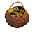 Delicious Red Apple Basket 3D model small image 5