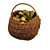 Pear Basket with Realistic 3D Model 3D model small image 3