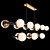 Arteriors Wahlburg Two Tired Chandelier 3D model small image 7