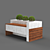 Unique Design Bench - 70x142x84 3D model small image 2