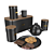 Elegant Kitchen Essentials Set 3D model small image 1