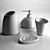 Bathroom Set 01
Title: Stylish Bathroom Essentials Set 3D model small image 3