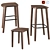 Neva Wooden Barstool: German Design Award-Winning 3D model small image 1