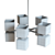 Elegant Ava Chandelier: Stunning Illumination 3D model small image 3