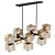 Elegant Ava Chandelier by Crate & Barrel 3D model small image 2