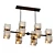 Elegant Ava Chandelier by Crate & Barrel 3D model small image 4