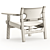 Stylish Spanish Chair: Fredericia's Finest 3D model small image 3