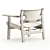 Stylish Spanish Chair: Fredericia's Finest 3D model small image 6