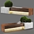 Poly Bench | 280cm Length | Unique Design 3D model small image 1