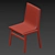 Modern Bridge Dining Chair 3D model small image 4