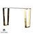 Grace Brass Console: Elegant Loft-Concept 3D model small image 2