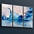 Sundance Triptych: Golden Framed Canvas 3D model small image 2