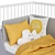 Sebra Yomi Cot - Elegant and Functional 3D model small image 2