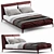 Modern Poliform Park Uno Bed - Sleek and Stylish 3D model small image 1