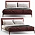 Modern Poliform Park Uno Bed - Sleek and Stylish 3D model small image 3