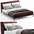 Modern Poliform Park Uno Bed - Sleek and Stylish 3D model small image 5