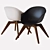 Elegant Adelaide Lounge Chair 3D model small image 2