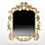 Elegant Reflection: Classic Mirror 90x77cm 3D model small image 2