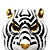 Title: Regal Tiger Mask: Handcrafted Elegance 3D model small image 4