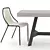 Trellis Lube Table & Ola Lube Chair Set 3D model small image 3