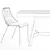 Trellis Lube Table & Ola Lube Chair Set 3D model small image 4