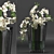 Elegant Orchid Bouquet 3D model small image 1