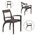 Elegant Thelma Table & Chair 3D model small image 3