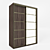  Sliding Mirrored Wardrobe - 2014 Version 3D model small image 1