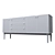 Modern Oak Sideboard: Stylish & Functional 3D model small image 3