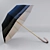 Rainproof Portable Umbrella 3D model small image 6