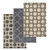 Luxury Carpet Set 3PC | High-Quality Textures 3D model small image 1