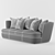 Minimalist Apollo Sofa - Maxalto 3D model small image 3