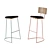 Modern Boomerang Bar Stool 3D model small image 1