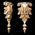 Title: Elegant Classical Trim for CNC & Render 3D model small image 1