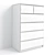 IKEA МАЛЬМ 6-Drawer Chest, Versatile Storage Solution 3D model small image 3