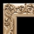 Elegant Carved Frame  Classic Design 3D model small image 3