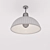 Sleek Gray Dome Pendant 3D model small image 4