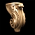 Classic Carved Leg - High-Quality, Versatile CNC & Close-Up Ready 3D model small image 7