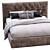 Elegant Hamilton Bed: Modern Comfort 3D model small image 3