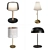 Elegant Table Lamps Set for Home 3D model small image 1