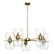 Elegant Pearson Chandelier: Subdividable 3D Model 3D model small image 1