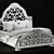Elegant Bristol Bed: Modern Design 3D model small image 3