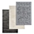 Luxury Carpet Set: High-Quality Textures, Multiple Variants 3D model small image 1