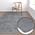 Luxury Carpet Set: High-Quality Textures, Multiple Variants 3D model small image 5