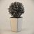 Sleek Concrete Planter 3D model small image 4