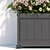 Modern Villa Planters | Outdoor Elegance 3D model small image 4