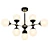 Modern Ball Valley Arredoluce Ceiling Lamp 3D model small image 1