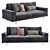 Modern Felis Aspen Sofa 3D model small image 1